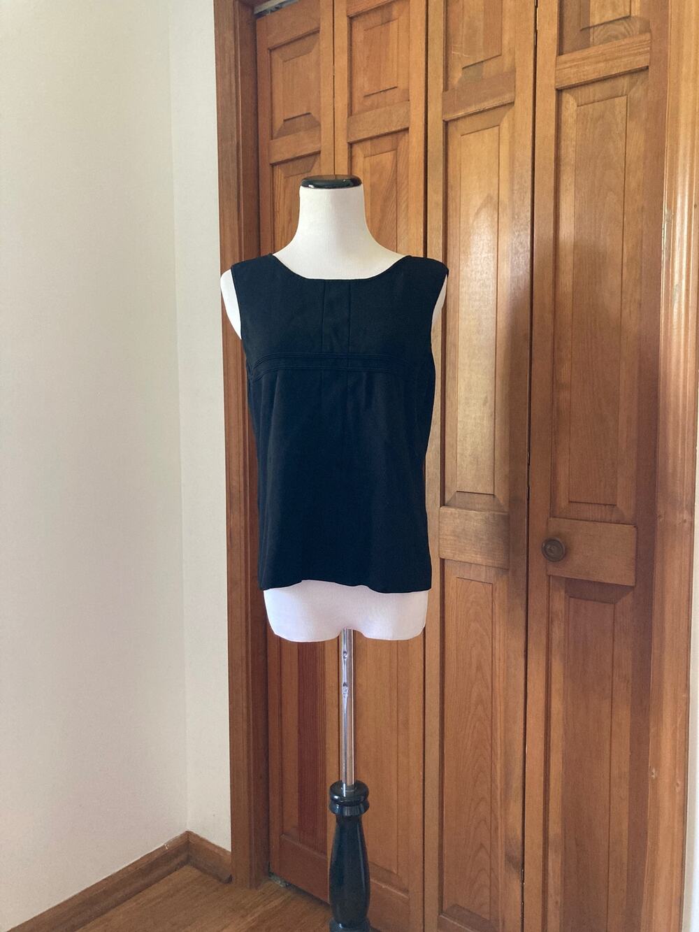 Fred David Black Stretch Pullover Top, Size L